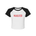 Maneater Baby Raglan Crop Tee